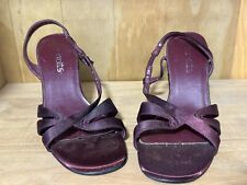Uk1 burgundy shoes for sale  ASHFORD