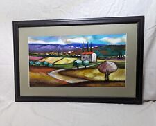 SLAVA BRODINSKY signed, numbered serigraph ROADSIDE COTTAGE - FREE SHIPPING, used for sale  Shipping to South Africa