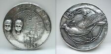 rara medaglia argento FLORIANO BODINI per EPOCA 1969 usato  Milano
