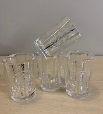 Set of Becherovka transparent faceted aperitif glasses 1.69 oz 50 ml for sale  Shipping to South Africa