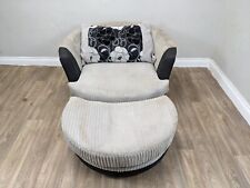 Armchair swivel grey for sale  BRISTOL