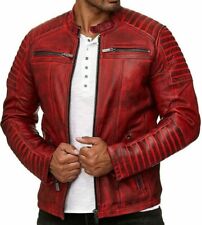 Mens real leather for sale  Shipping to Ireland