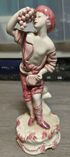 Estatueta de porcelana Meiselman Imports menino segurando uvas com acabamento crackle Itália comprar usado  Enviando para Brazil