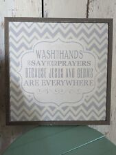 Wash hands say for sale  Port Saint Joe