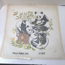 Pandas needlepoint canvas for sale  Richwood