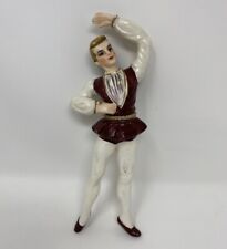 Antigo Nikoniko Importado Impresso à Mão Porcelana Dançarina Bailarina Parede Pendurar Homem do Japão comprar usado  Enviando para Brazil