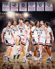 Usado, Póster de arte mural de los campeones de la NCAA UCONN HUSKIES 2024 - foto de 8x10 segunda mano  Embacar hacia Argentina
