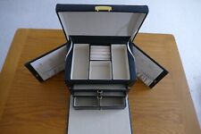 Black Large Jewellery Box Travel Case for sale  EXMOUTH