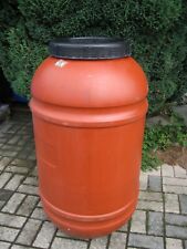 220 Litre Recycled Used Plastic Screw Top Barrel ex food Water Butt Storage Tank, used for sale  COLEFORD