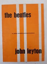 Beatles john leyton for sale  MILTON KEYNES