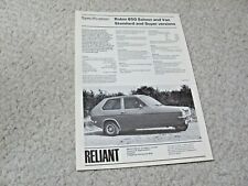 1975 reliant robin for sale  Indianapolis