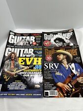 Conjunto de 4 - 2- Revistas Guitar World e 2- Revistas para guitarristas comprar usado  Enviando para Brazil