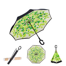 Guarda-chuva -De cabeça para baixo-à prova de vento invertido alça C dobrável com bolsa de transporte comprar usado  Enviando para Brazil