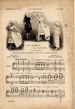 Partition 1897 gavotte d'occasion  Chaumont