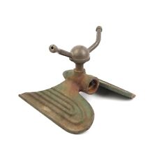 Vintage Lawn Sprinkler Cast Metal Dual Spray UFO Space Ship Design 60s, used for sale  Shipping to South Africa