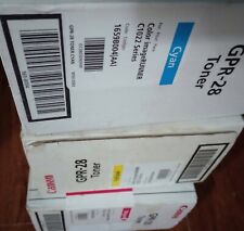 3 Genuine Canon GPR-28 IR C1022 C1030 Toner: Magenta Cyan Yellow **No Box** for sale  Shipping to South Africa