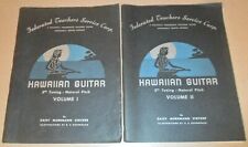 1950 Federated Teachers Service Corp. GUITARRA HAWAIANA volumen I y II E7a afinación segunda mano  Embacar hacia Argentina