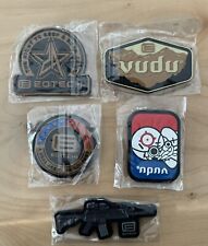 Set of 5 Shot Show 2024 Eotech Logo VUDU Mayhem Rifle Morale Tactical Patch for sale  Shipping to South Africa