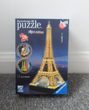 Ravensburger 3D Night Edition Eiffel Tower - 216 Pieces - 100% Complete for sale  Shipping to South Africa