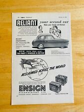 Reliant wheeler 1958 for sale  BRISTOL