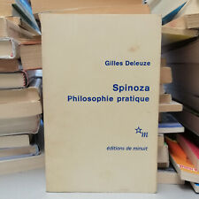 Spinoza philosophie pratique usato  Italia
