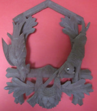 older Shatz 8 Day hunter's cuckoo clock parts - trim w/ rabbit, pheasant for sale  Shipping to South Africa