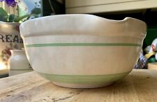 Kleen Kitchen Ware Green & White Lipped Mixing Bowl 25.5cm for sale  EGHAM