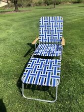 Vtg folding chaise for sale  Fort Loudon