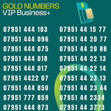 Gold number vip for sale  ILFORD