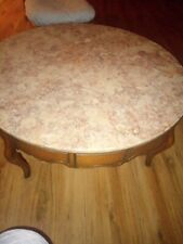 solid retro round table for sale  Melbourne
