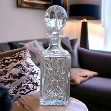 crystal liquor decanter square decanter for sale  Pompano Beach