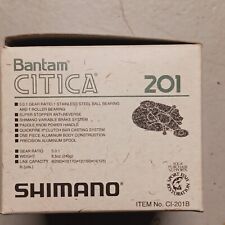 Shimano Bantam Citica Left Handed Fishing Reel CL-201B 2 Ball Bearings for sale  Shipping to South Africa