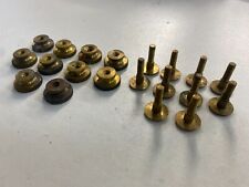 Brass knurled terminal for sale  LEICESTER