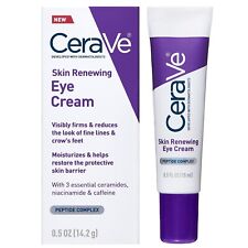 Creme Renovador de Olhos Cerave Skin 0,5 oz Antienvelhecimento Rugas Cafeína Hialurônica comprar usado  Enviando para Brazil