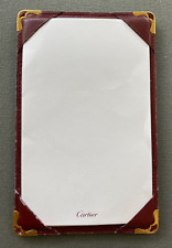 Authentic CARTIER Leather / Paper Notepad for sale  Shipping to South Africa