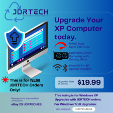 Anúncio de atualização para pedidos JDRTECH com sistemas Windows XP PCs SFF de baixo perfil comprar usado  Enviando para Brazil