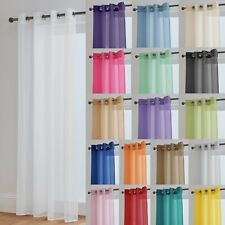 Voile curtains eyelet for sale  IRVINE