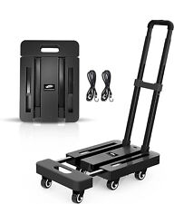 Folding Hand Truck 500LB Heavy Duty Luggage Utility Dolly Platform Cart 6 Wheels for sale  Shipping to Canada