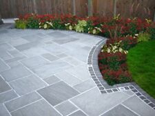 Sample of Kandla Grey Indian Sandstone Calibrated Paving Patio Slabs - IN STOCK!, used for sale  DAVENTRY