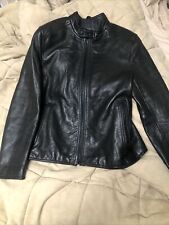 s men jacket leather black for sale  Saratoga