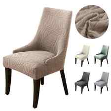 Sloping Dining Room Chair Covers Jacquard Accent Armchair Cover Single Seat Case, używany na sprzedaż  Wysyłka do Poland