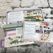 Creative Memories Scrapbooking Kits Stickers Lot Spring Sensation And Summer for sale  Shipping to South Africa