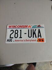 2018 wisconsin license for sale  Radcliff