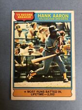 1976 topps hank for sale  Shipping to Ireland