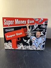Used, Gold Cash Cannon Beach Money Gun Shooter Toy Bills .Super Money Gun for sale  Shipping to South Africa