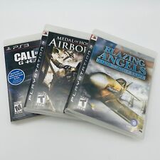 Conjunto PS3 Call of Duty Ghosts Medal of Honor Airborne Blazing Angels comprar usado  Enviando para Brazil