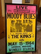 Framed moody blues for sale  Lincoln