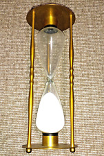 Vintage brass hourglass for sale  Brookfield