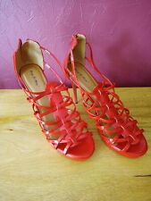 Red strappy shoes for sale  ELLESMERE PORT