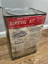 Kit de supervivencia vintage Perma-A-Pak suministro de alimentos de emergencia lata sin abrir NL segunda mano  Embacar hacia Argentina
